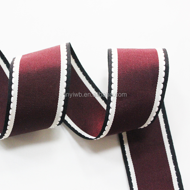 1-3/5 Inch 100-Yard Grosgrain Stitch Wired Ribbon in Stocks