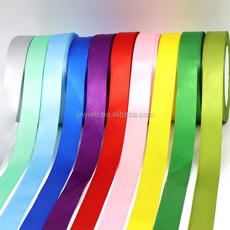 25 Yards Multi Solid Color Polyester Satin Ribbon for Gift Package Making Crafts Sewing Party Wedding