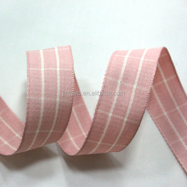 Festival Wired Plaid Fabric Ribbon