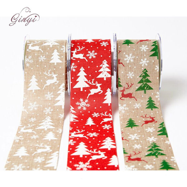 christmas tree wired ribbon-5