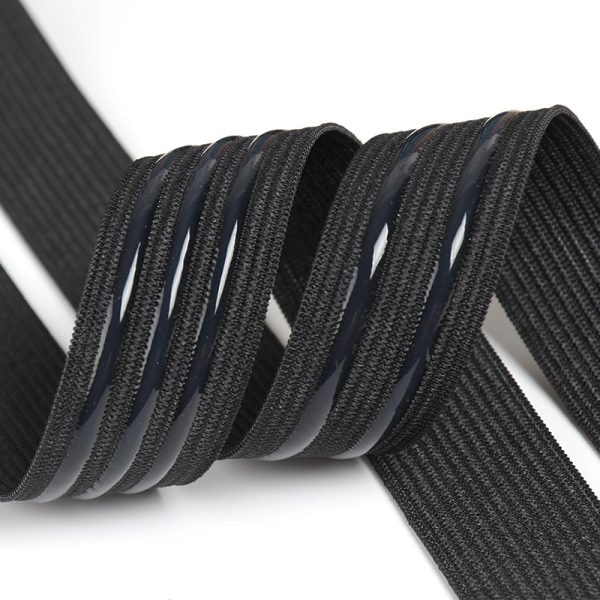 Black non-slip elastic band-3