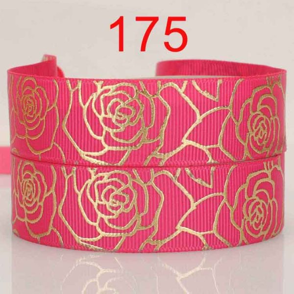 European pattern rose bronzing ribbon-6