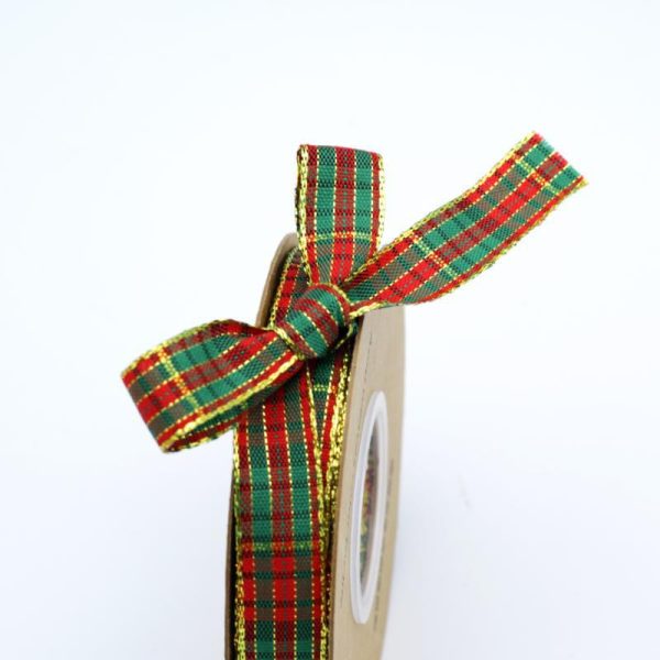 Multi-Specification Christmas Decoration Lattice Ribbon-4