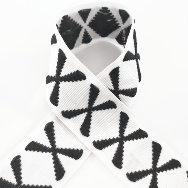double pattern jacquard ribbon-5